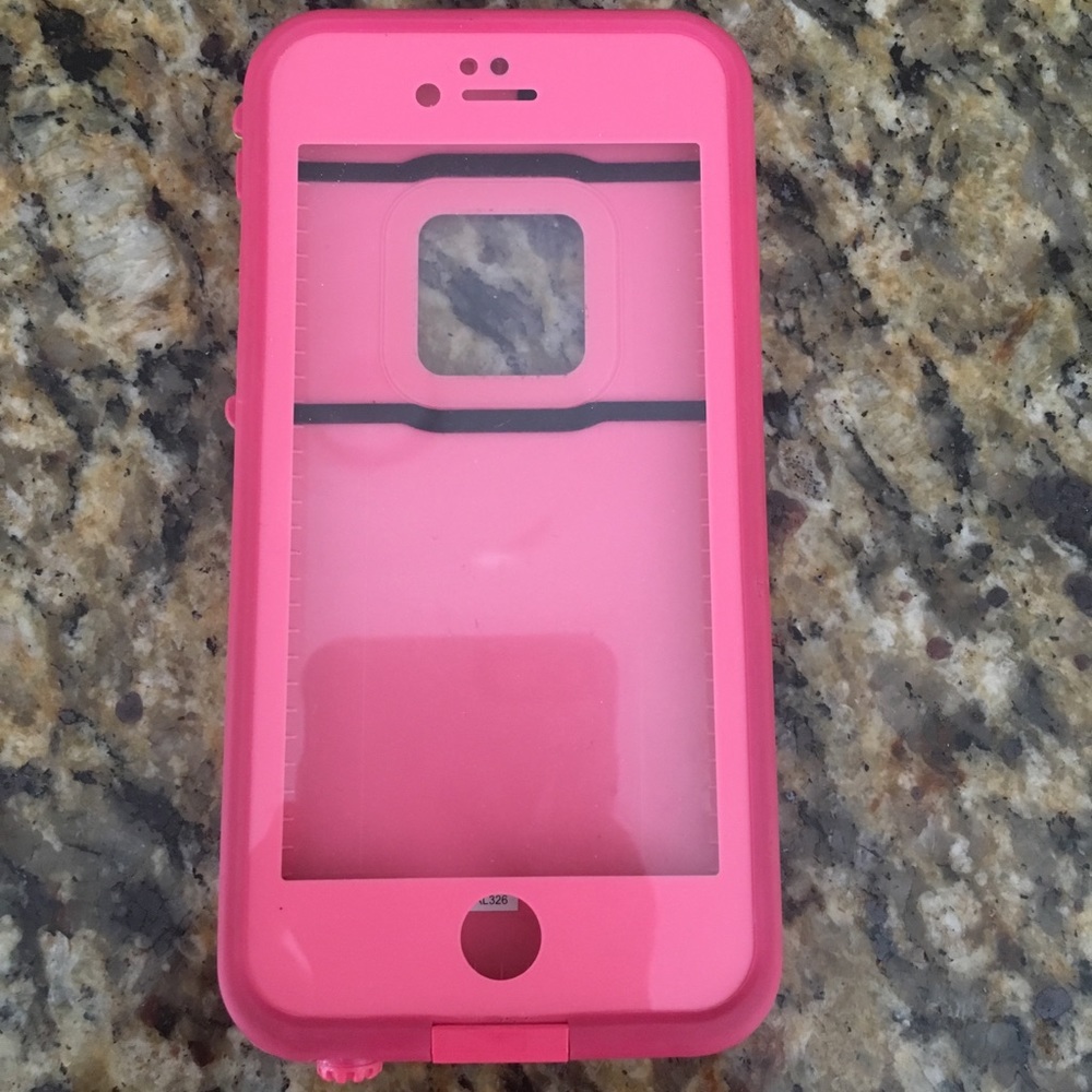 pink i phone 6/6s lifeproof case